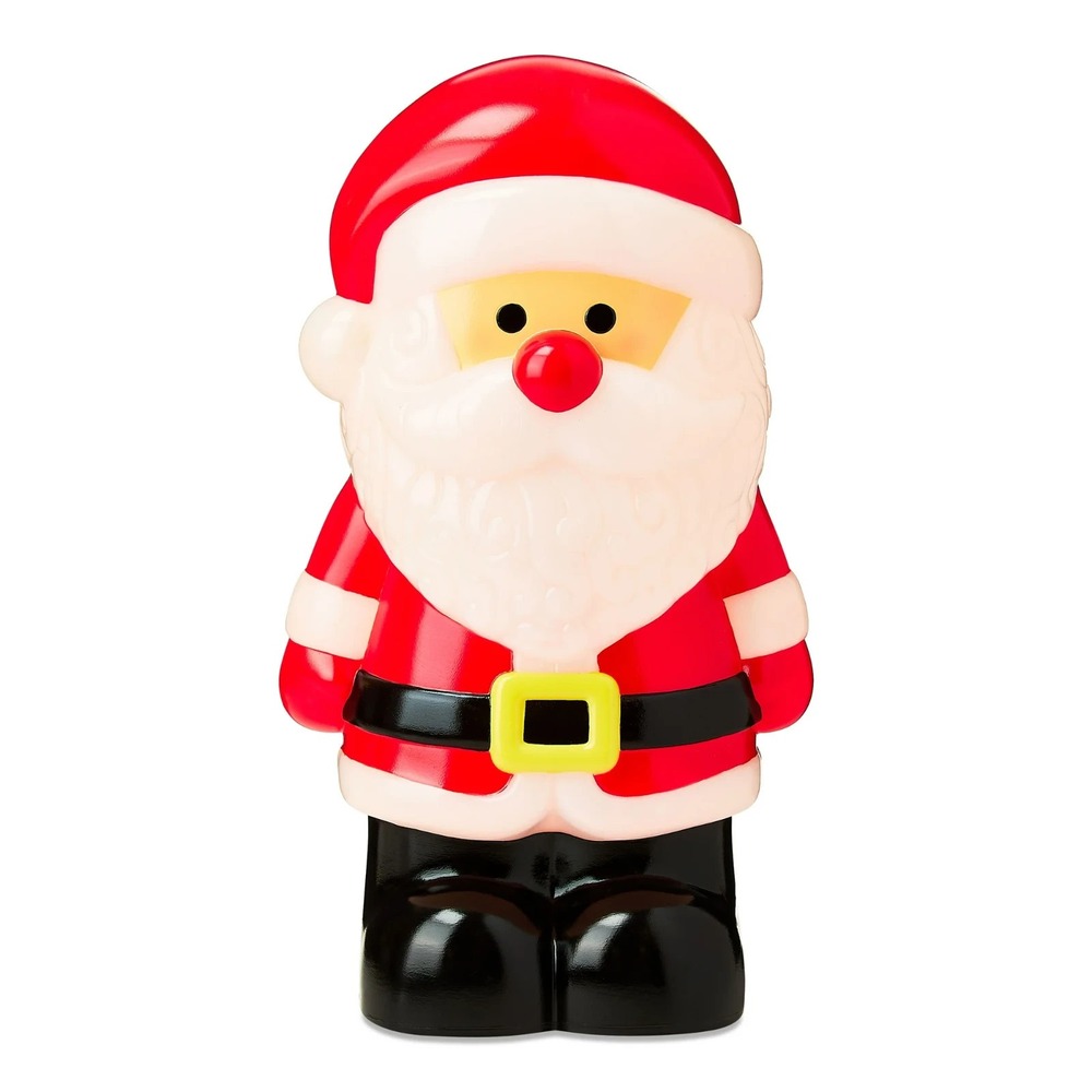 Lighted Blow Mold Santa Outdoor Christmas Decoration 24" by Holiday Time